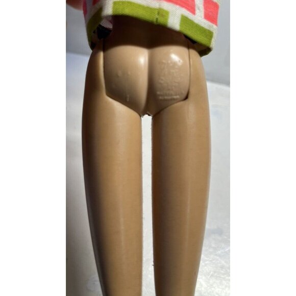 Barbie 1958 Mattel Midge #6 Patented Brunette Hair Dress No Green Ear! Blue Eyes - Picture 5 of 7